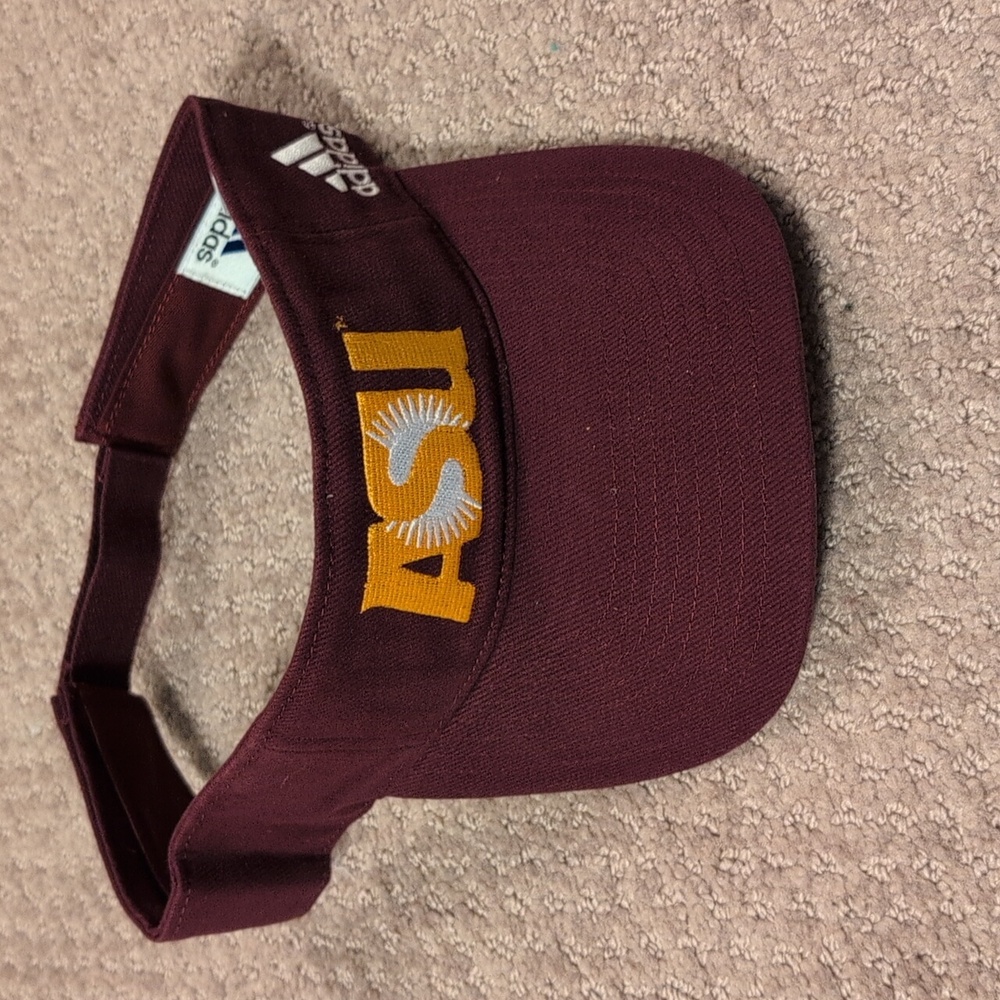 NCAA ASU Arizona State University Maroon Visor Mens NWT